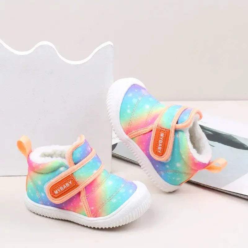 Cozy Toddler Winter Boots Multicolor Anti Slip Soft Sole Unisex For 1 To 3 Year Olds - ToylandEU