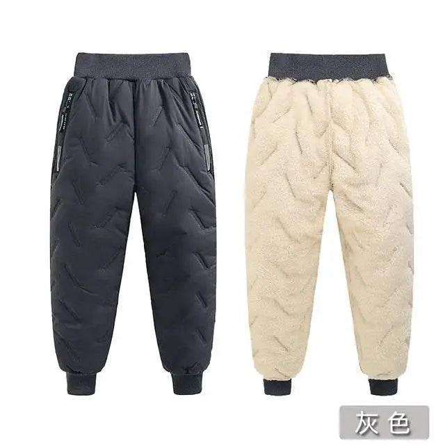 Cozy Warm Kids Cotton Pants Lamb Wool Lining Toyland EU - ToylandEU™