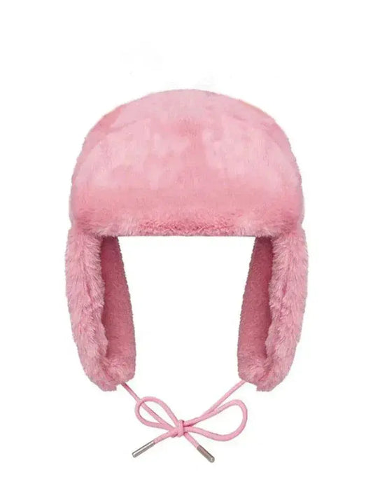Cozy Winter Ushanka Hat Solid Color Lei Feng Style For Kids - ToylandEU