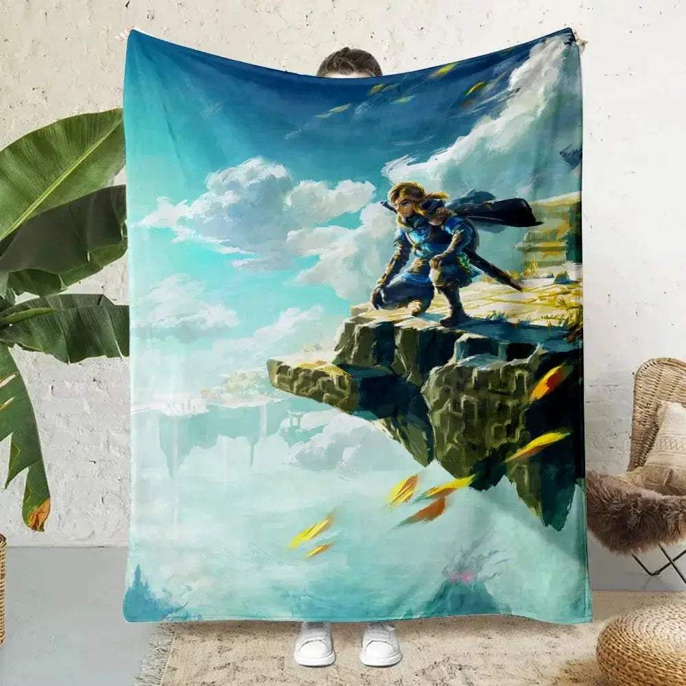 Cozy Zelda Printed Blanket Warm And Soft For Travel - ToylandEU