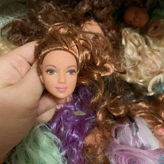 Creative 10-Piece DIY Doll Head Set for Fashionable Ballerina Princesses - ToylandEU