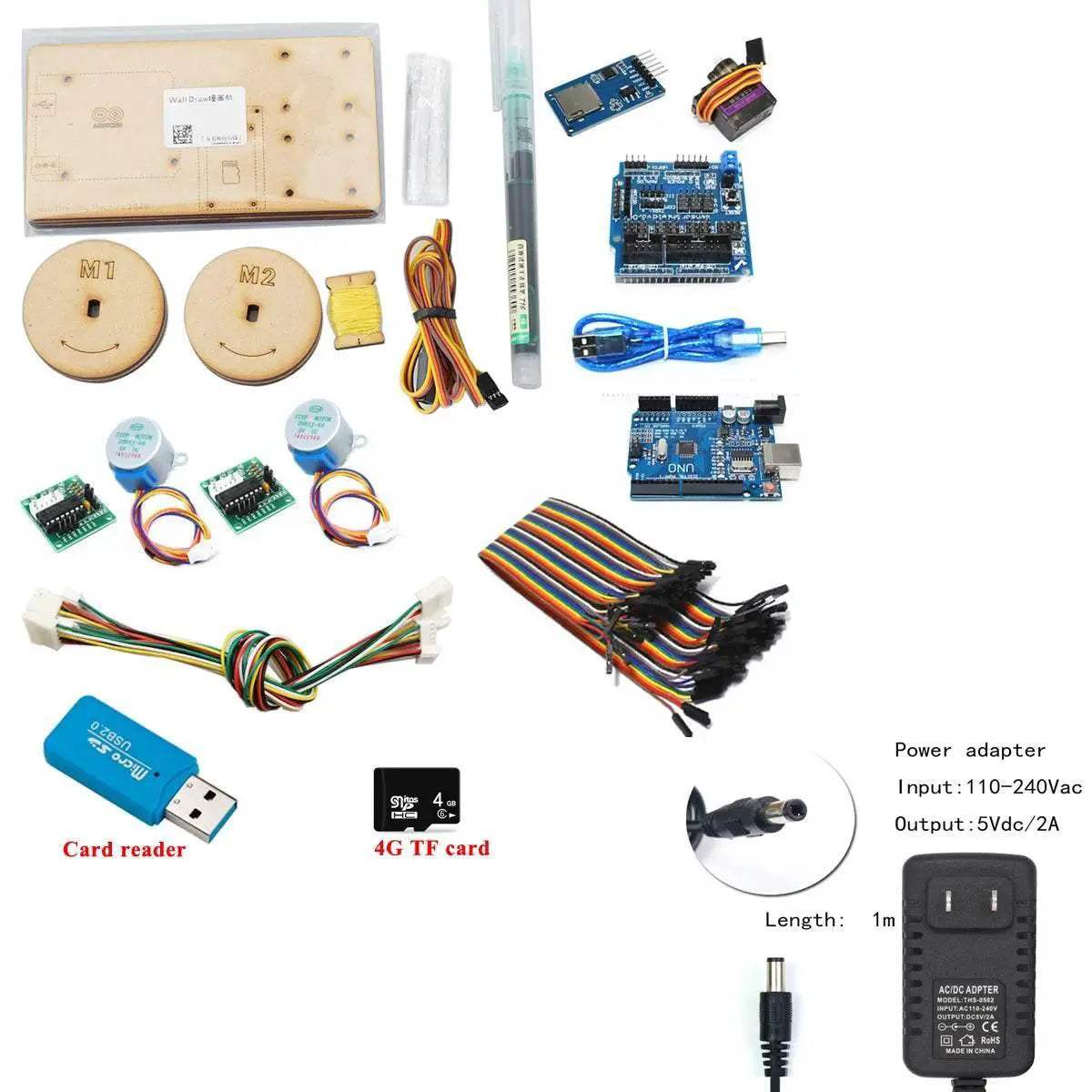 Interactive Robot Drawing Kit with Polar Graph Function for Arduino - ToylandEU™