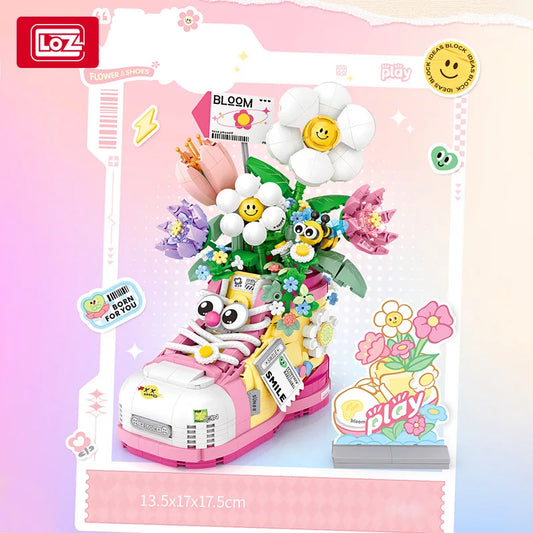 Creative Building Block Set Flower Series MOC Desktop Ornaments For Kids And Adults - ToylandEU