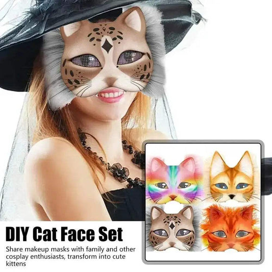 Creative Cat Masks Felt Mask Craft Kit Toyland EU - ToylandEU™