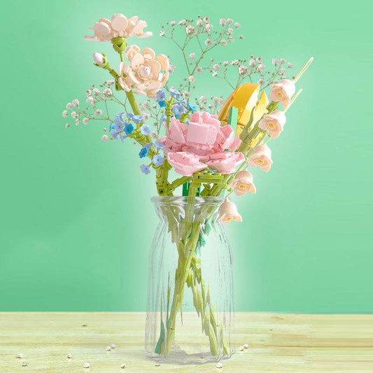 Creative Flower Bouquet Building Blocks Kit for Kids Ages 4+ - ToylandEU