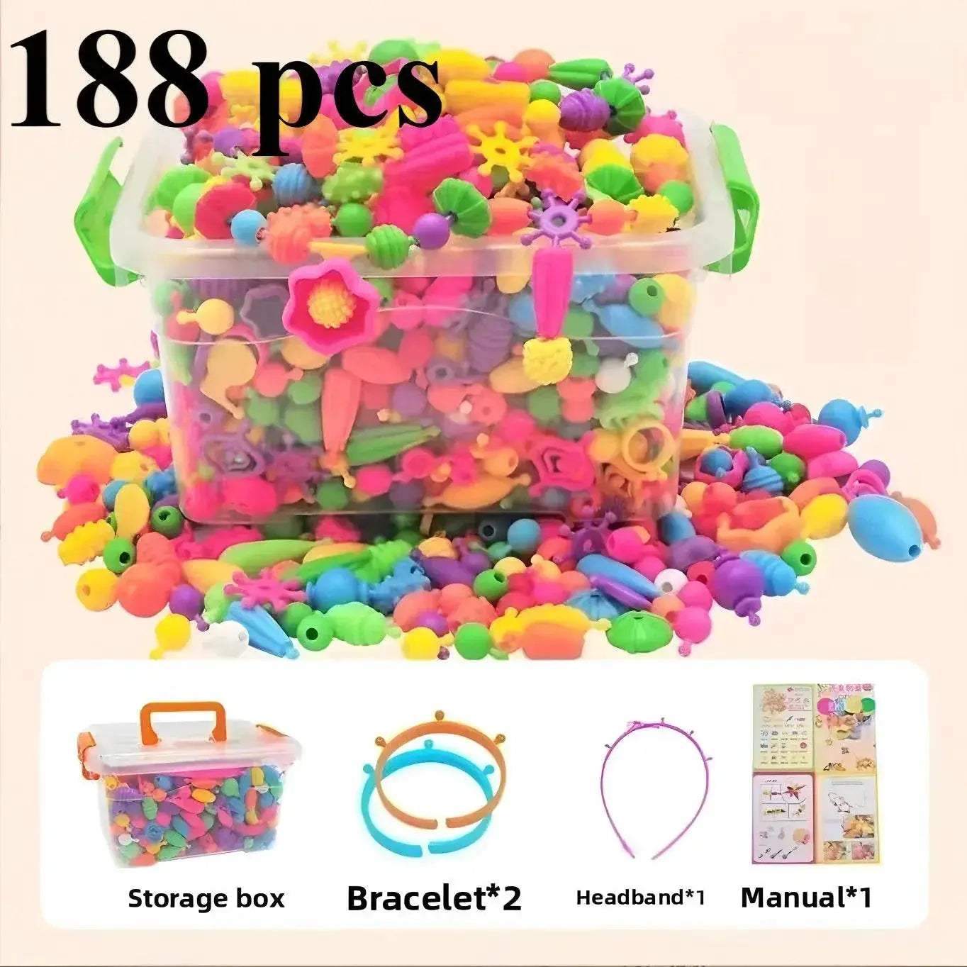 Creative Jewelry Making Kit for Kids Necklace Bracelet Ring - ToylandEU