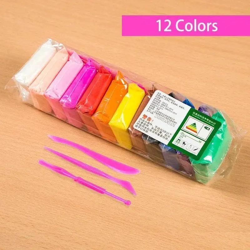 Creative Kids' 36-Color Soft Polymer Clay Set - DIY Modeling Toy for - ToylandEU™