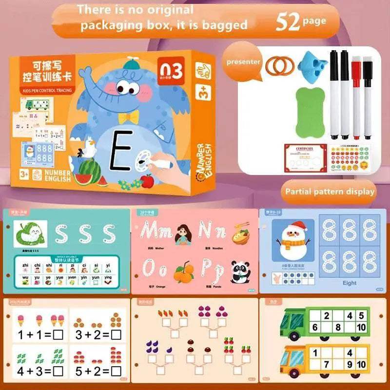 Creative Learning Set: Fun Drawing & Math Game for Kids 3-12 Years - ToylandEU
