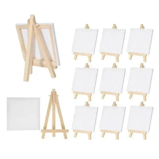 Creative Mini Easel and Canvas Set - 12 Pieces Toyland EU - ToylandEU™