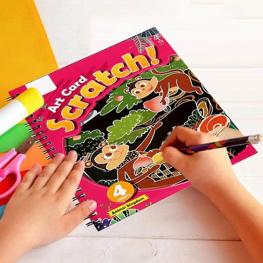Creative Rainbow Scratch Art Kit for Kids - Fun Doodle & Drawing Set - ToylandEU