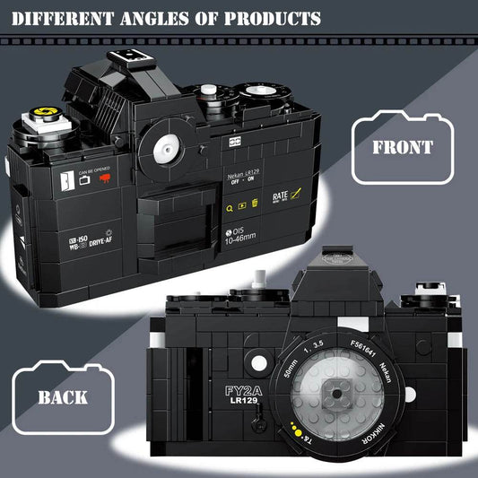 Creative Retro Mini Camera Building Blocks Set for Kids & Collectors - ToylandEU