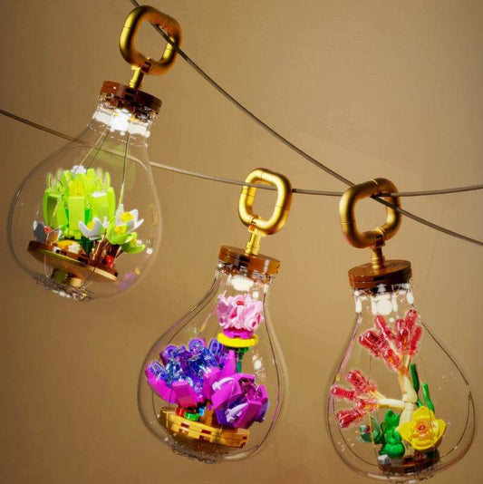 Creative Succulent Glower Bulb Building Blocks for Kids Toys - ToylandEU