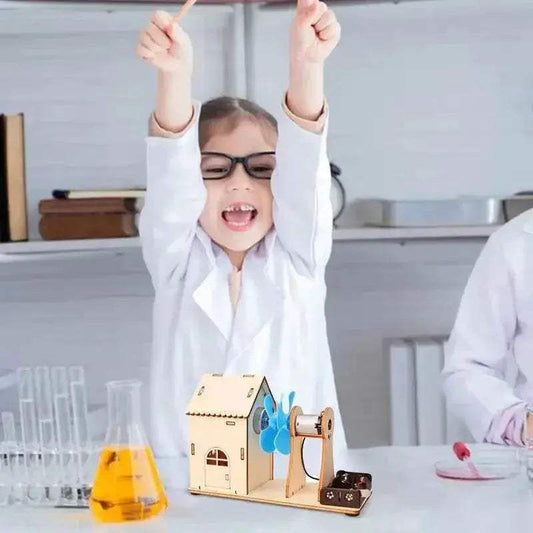 Creative Wind Power Science Kit for Kids - Build Your Own Wind Turbines and Learn About Electricity - ToylandEU™