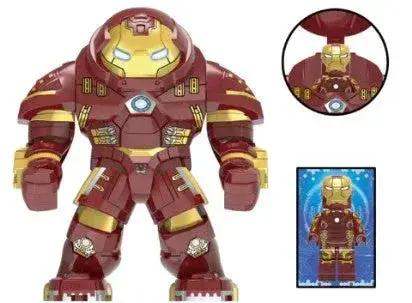 LEGO Compatible Mech Suit Figure With Gold Detailing, Plastic Figure, Standard Figure Size - ToylandEU