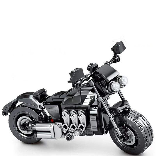 Cross-Country Motorcycle Building Blocks | Plastic | Ages 7-14