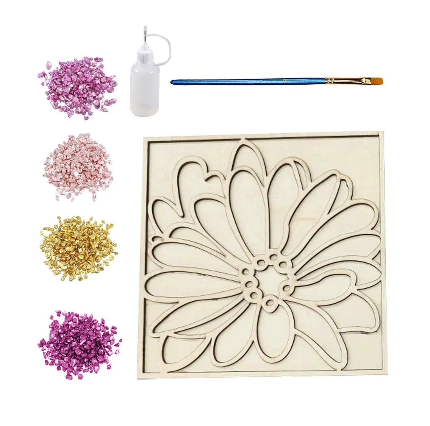 Crushed Glass Flower Kit - ToylandEU™
