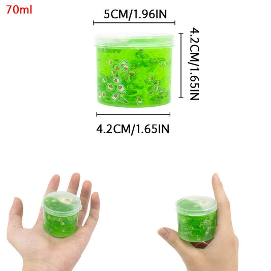 Crystal Clear Slime With Watermelon Charms For Parties - ToylandEU