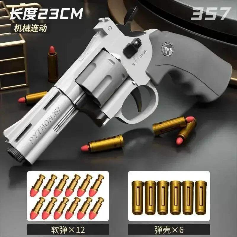 Csnoobs ZP5 357 Revolver Toy Gun for Kids and Adults - ToylandEU™