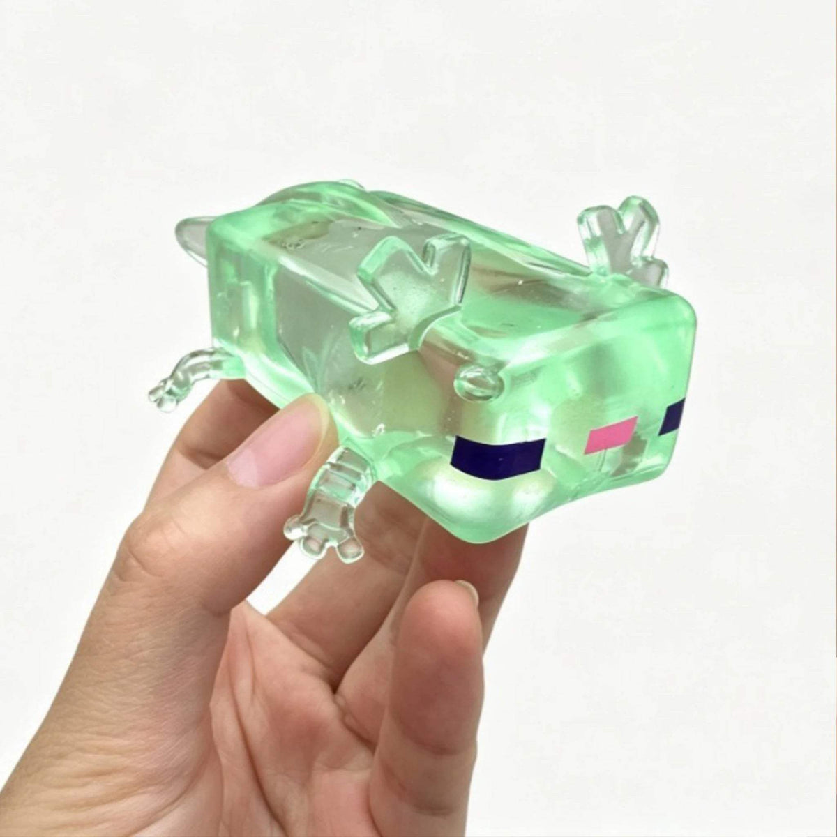 Cube Axolotl Squishy | Slow Rising | Toylandeu™