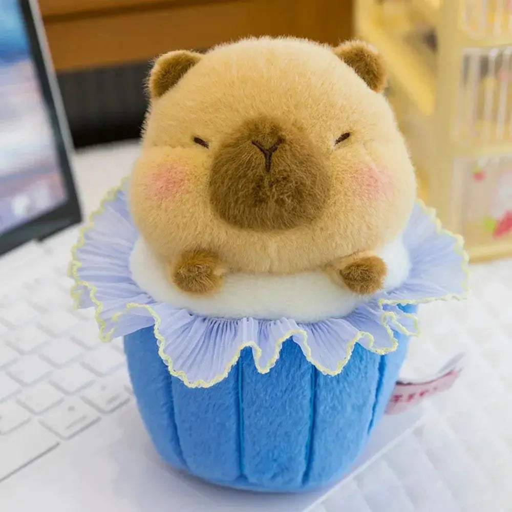 Cuddly Capybara Plush Toy Soft Brown Stuffed Animal - ToylandEU