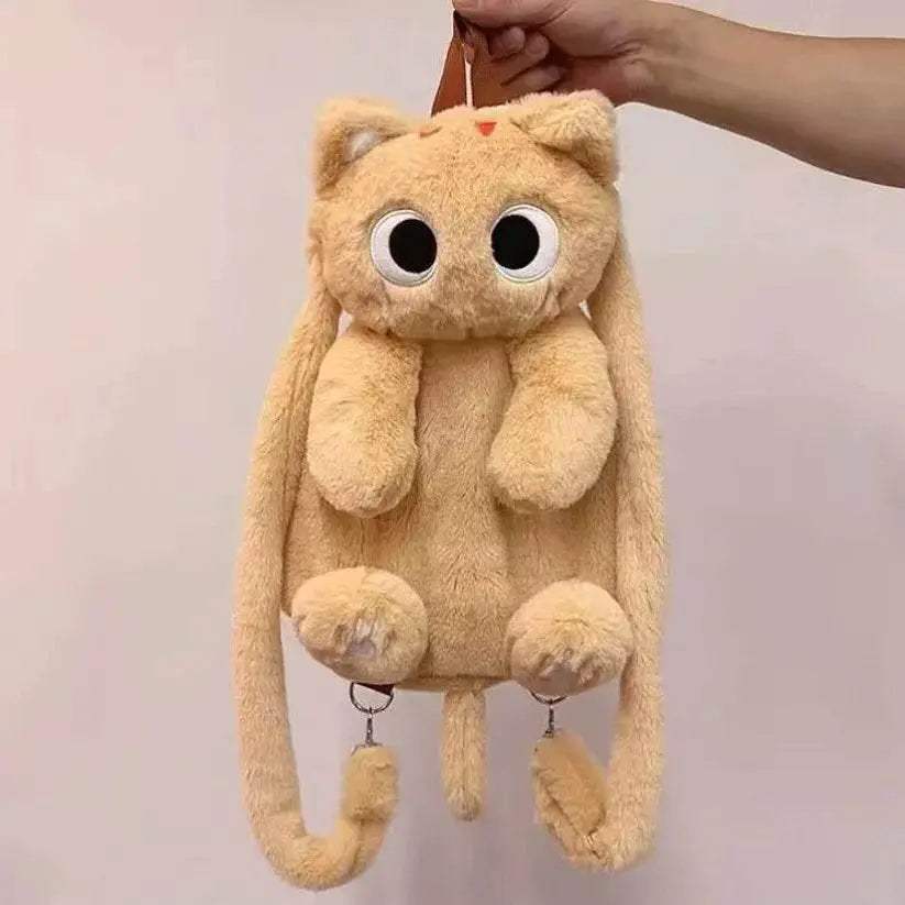 Cuddly Kawaii Cat Plush Backpack - Perfect for All Ages and Occasions - ToylandEU