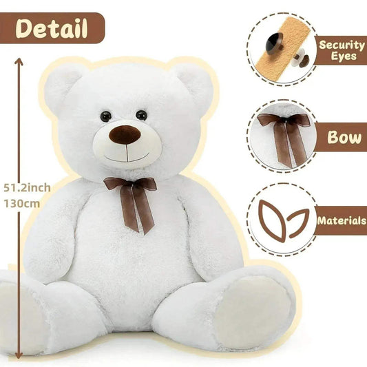 Cuddly XXL 51 Inch Giant Teddy Bear Plush Toy - Toyland EU - ToylandEU™
