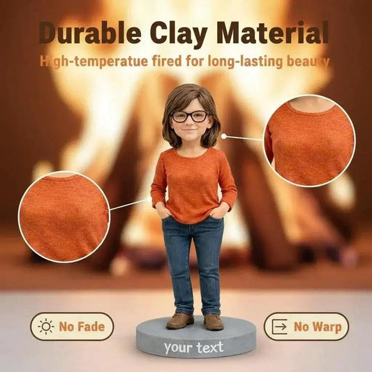 Custom Bobblehead Doll Handmade Clay Figurine - ToylandEU™