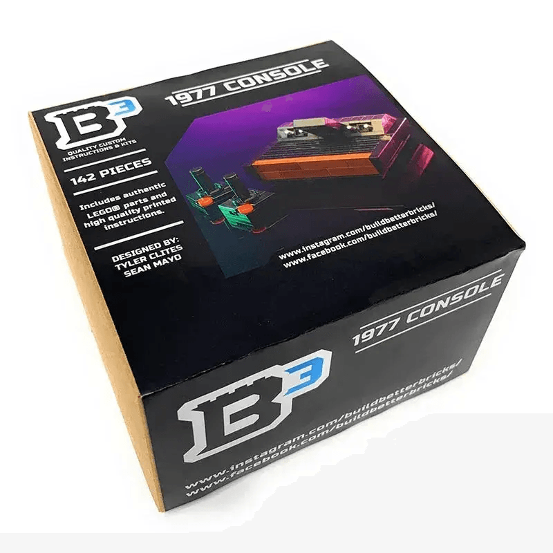 Authentic Lego Build Kit For Retro 1977 Video Game Console - ToylandEU