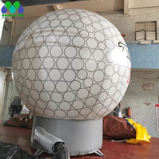 Custom Giant Inflatable Golf Ball Model With Blower For Advertising - ToylandEU