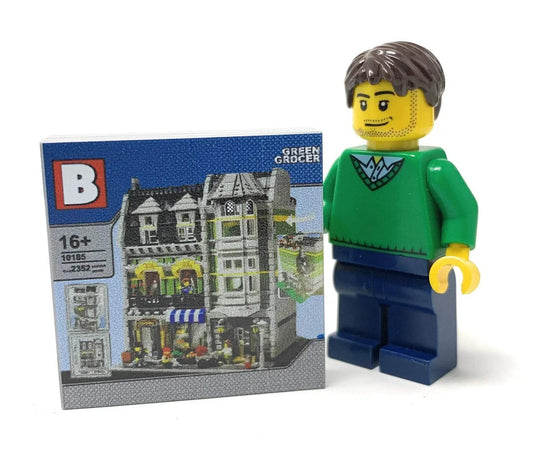LEGO Green Grocer Tile 4x4 Printed On Plate Included - ToylandEU™