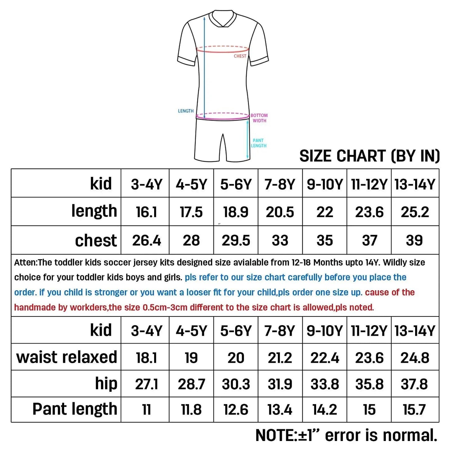 Custom Kids Soccer Jersey Set With Personalized Name - ToylandEU™