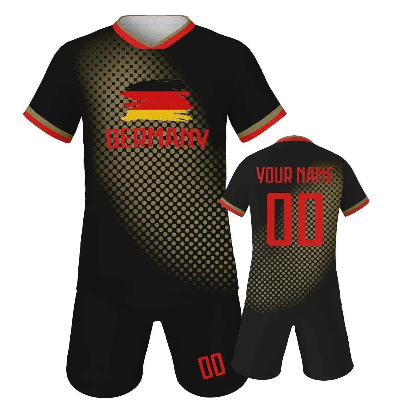 Custom Kids Soccer Jersey With Personal Name And Number - ToylandEU