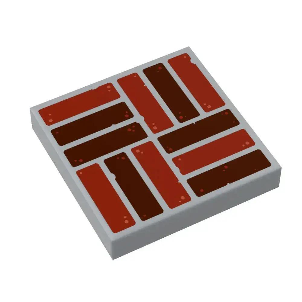 Custom LEGO 2x2 Tile Flooring Realistic Hardwood Tile - ToylandEU™