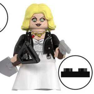 Custom Minifig Bride Horror Punk Leather Jacket - ToylandEU™