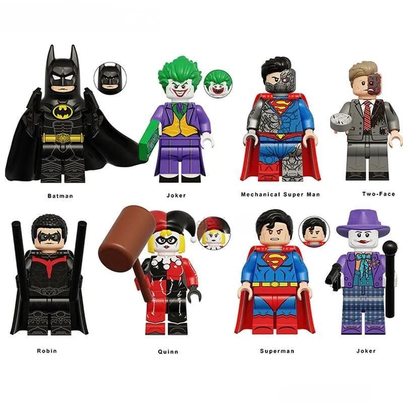 DC Superheroes Set of 8 Best New Lego Minifigures custom Toys - ToylandEU™