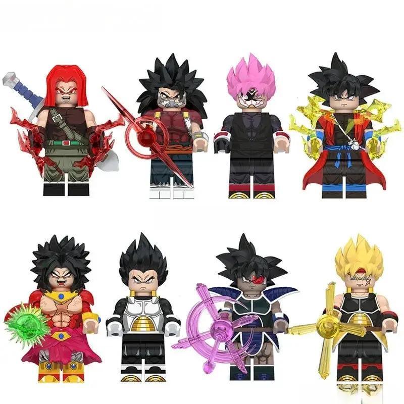 Dragon Ball Z Xeno Super set of 8 Anime Minifigures - ToylandEU™