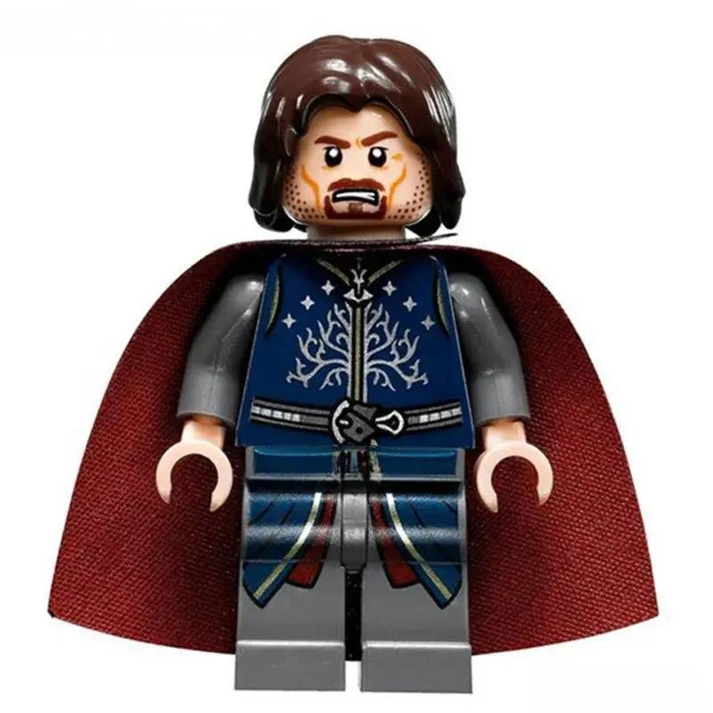 King Aragorn Lord of The Rings Lego Minifigures Custom Toys - ToylandEU™