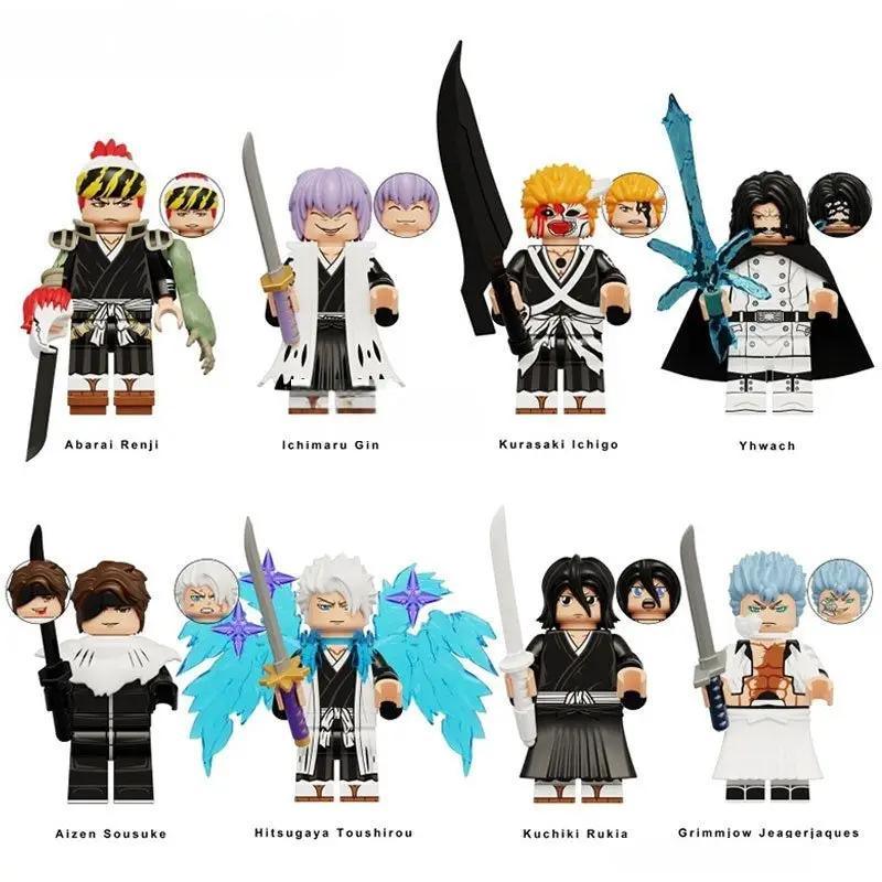 Naruto set of 8 Lego Anime Minifigures Custom Toys S6 - ToylandEU™