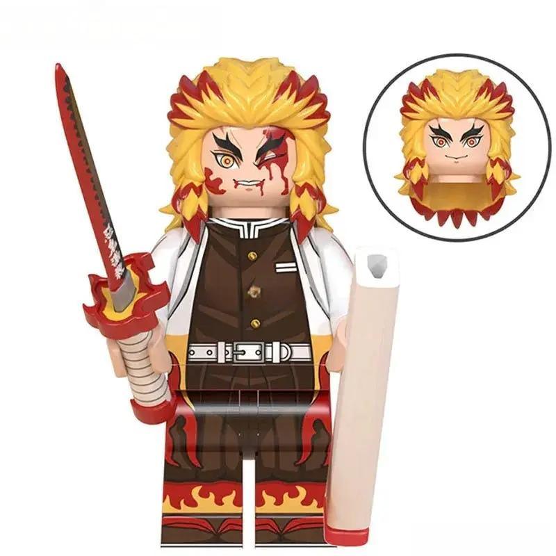 Rengoku Kyoujurou Demon Slayer Anime Lego Minifigures Custom Toys 1 - ToylandEU™