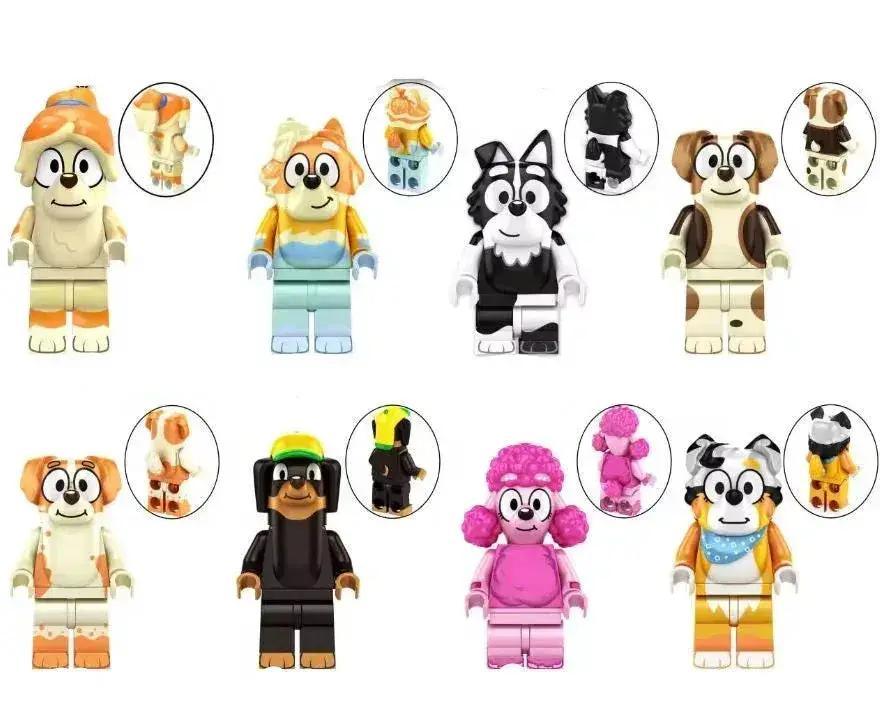Custom Minifigure Set Playful Pup Figures Premium - ToylandEU™