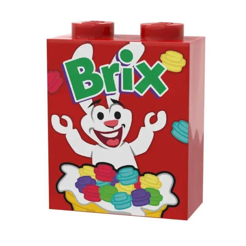 Custom Printed LEGO 1x2x2 Brick Premium Minifig Cereal - ToylandEU™