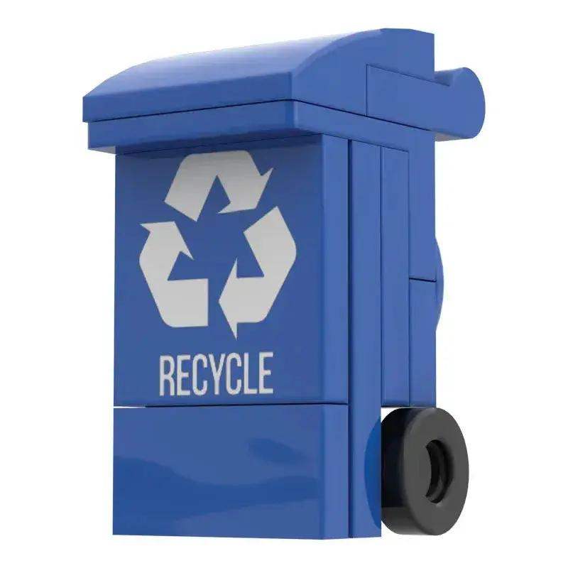 Figure Scale Plastic Trash Can For LEGO Displays Fits City Corners And Classrooms - ToylandEU