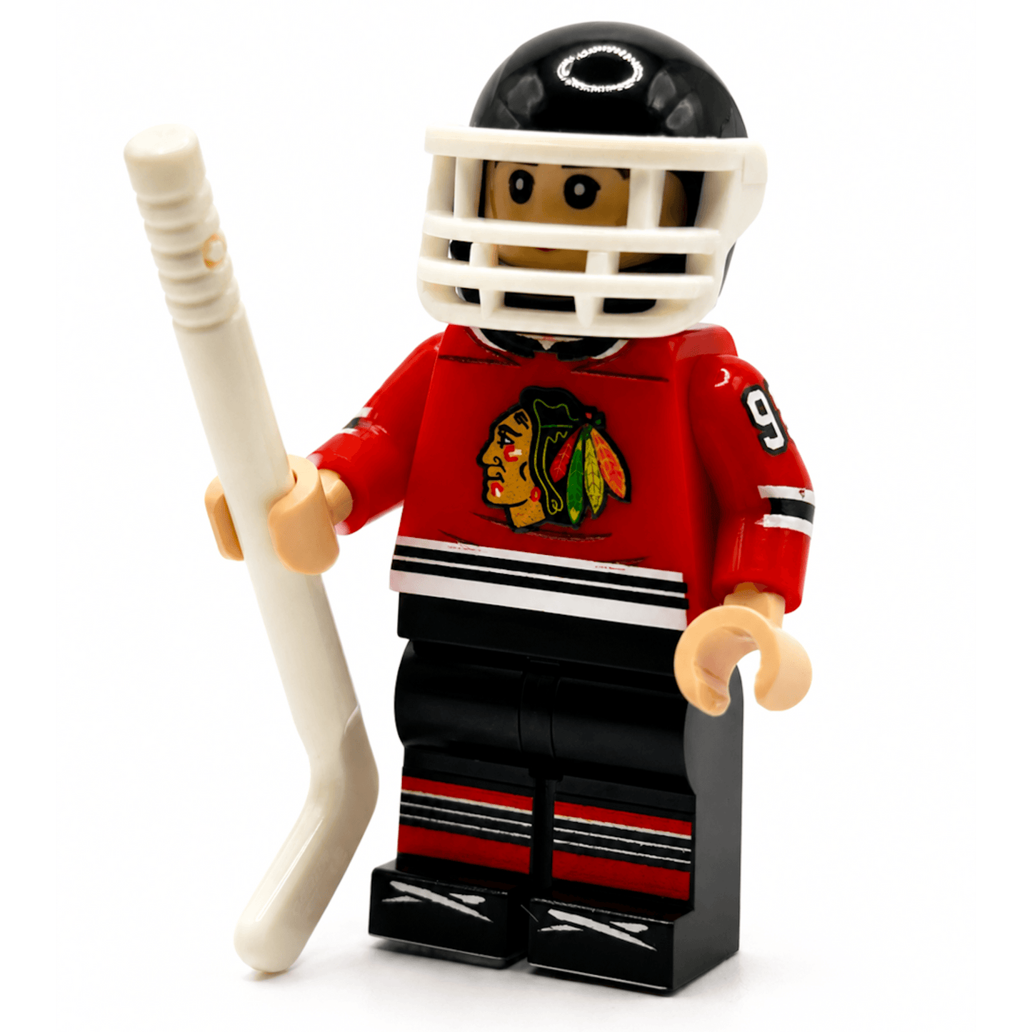 Custom LEGO Minifigure | CHI 98 Hockey | Toylandeu™
