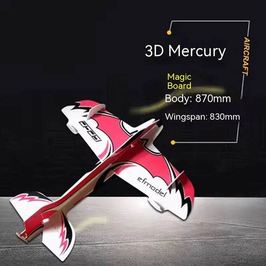 Customizable Durable Fixed Wing 3D Model Aircraft - Mercury F3P Design - ToylandEU
