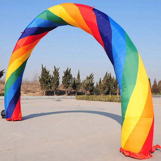 Customizable Inflatable Rainbow Arch 26ftx13ft Garden Decor - ToylandEU