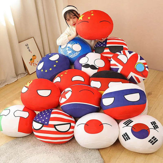 Cute Countryball Plush Toy With Kawaii Theme For Kids - ToylandEU