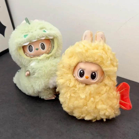 Cute Doll Clothes Fried Shrimp Outfit For Labubu Dolls - ToylandEU