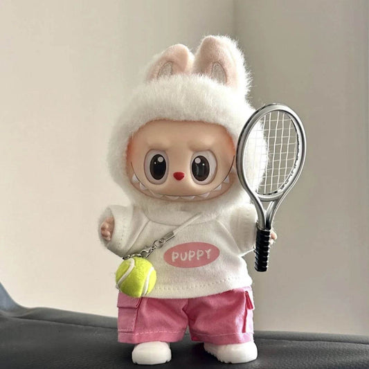 Cute Doll Clothes Korean Style Tennis Outfit Labubu Dolls - ToylandEU
