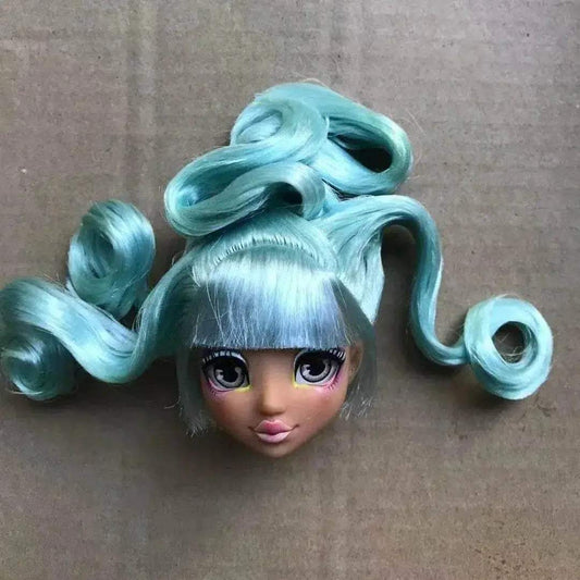 Cute Doll Heads Sparkly Glass Eyes One Sixth Scale Collector - ToylandEU