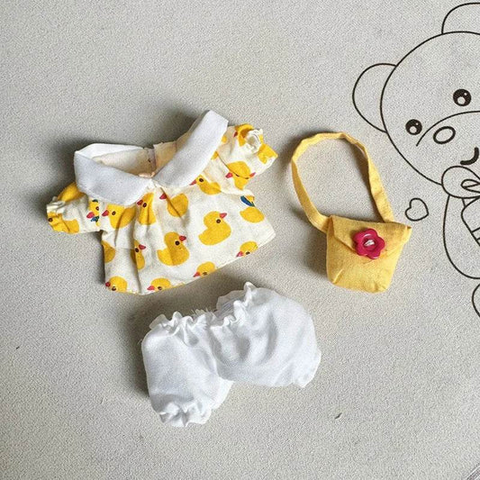 Cute Doll Outfit With Pineapple Sweater For Labubu Dolls - ToylandEU